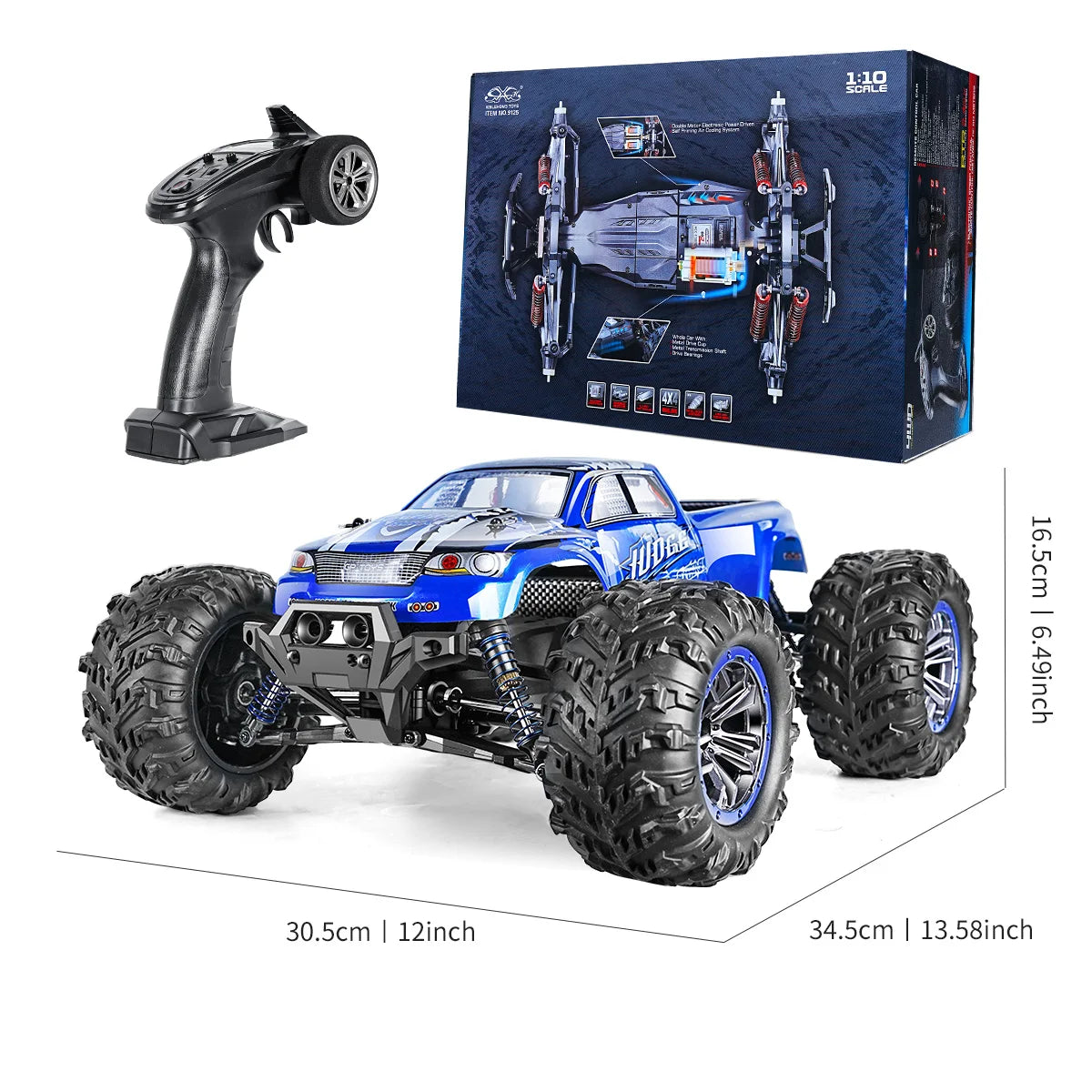 1:10 Off-Road All Terrain RC Monster Truck