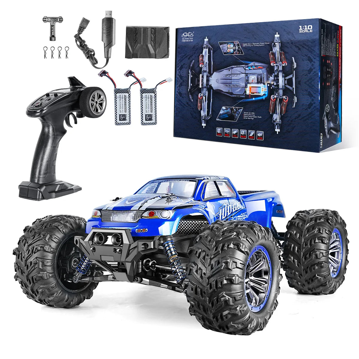 1:10 Off-Road All Terrain RC Monster Truck