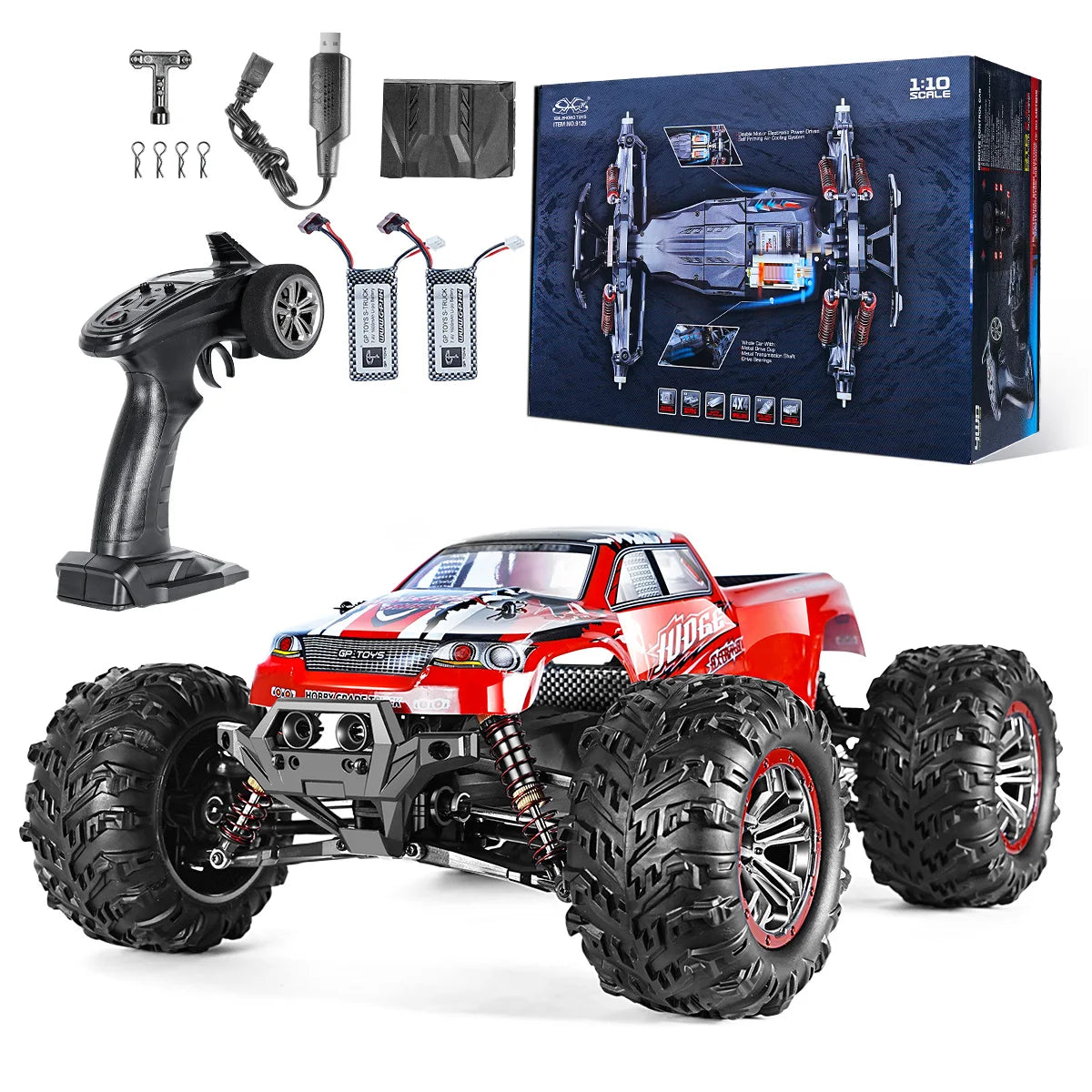 1:10 Off-Road All Terrain RC Monster Truck